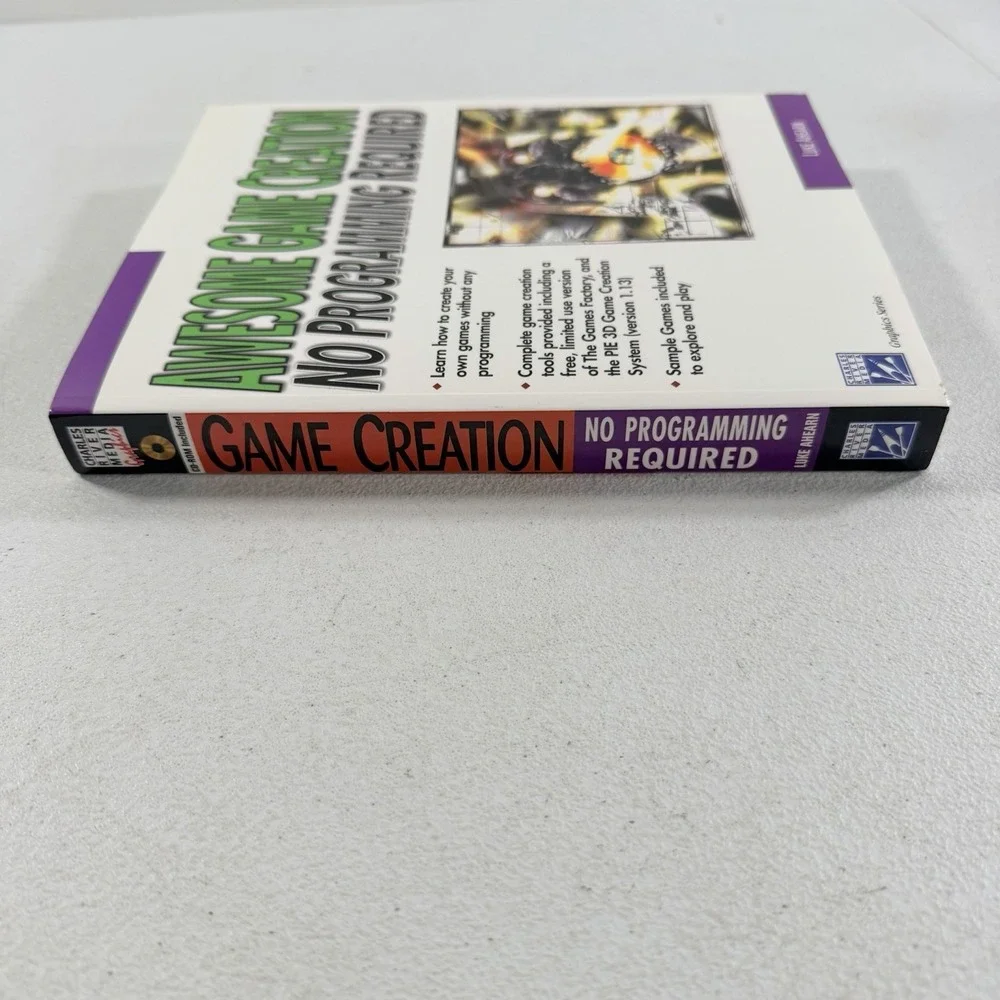 Awesome Game Creation: No Programming Required W/ CD Luke Ahearn‎ 2000 NEW
